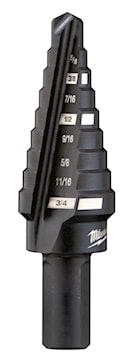 MILWAUKEE 48-89-9203 Step Drill Bit 9 Steps 1/4 in 3/4 in