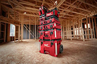 MILWAUKEE 48-22-8430 Packout™ Organizer 4.61 in Hx 19.76 in Lx 15 in W Red