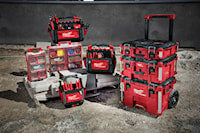 MILWAUKEE 48-22-8435 Packout™ Compact Organizer 4.61 in Hx 15.24 in Lx 9.72 in W Red