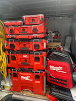 MILWAUKEE 48-22-8435 Packout™ Compact Organizer 4.61 in Hx 15.24 in Lx 9.72 in W Red