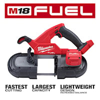 MILWAUKEE 2829-20 M18 Fuel™ Band Saw Lithium-Ion 35-3/8 in L Blade