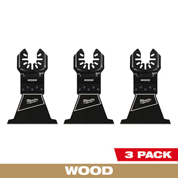MILWAUKEE 49-25-1113 OPEN-LOK 2-1/2" HCSWOOD BLADES 3PK