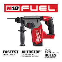 MILWAUKEE 2912-20 M18 FUEL 1" SDS PLUSROTARY HAMMER