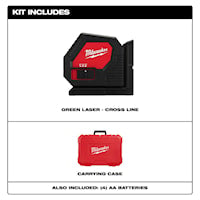 MILWAUKEE 3421 GREEN CROSS LINE LASER