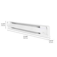 STELPRO B0758W Baseboard Heater 750 W, 1 PH, 208 V