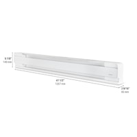 STELPRO B1002W Baseboard Heater 1000/750 W, 1 PH, 240/208 V