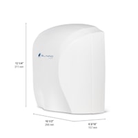 STELPRO ELNV0908AW Hand Dryer Automatic Start 1300 W 208 V, 6.5 A, Chrome Plated