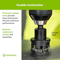 EMERSON PROFESSIONAL TOOLS 635 Hole Cutter Kit 4 Pieces Carbide Tipped