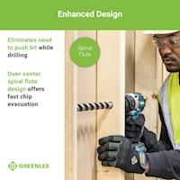 EMERSON PROFESSIONAL TOOLS 66PT-3/4 Nail Eater® Auger Bit 3/4 in 7/16 in Shank Heat Treated Steel