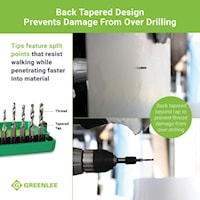 EMERSON PROFESSIONAL TOOLS DTAPKIT Drill/Tap Kit 6-Piece 1/4 in Shank