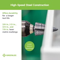EMERSON PROFESSIONAL TOOLS GSB12 STEP BIT 1 3/8 (NO. 12)