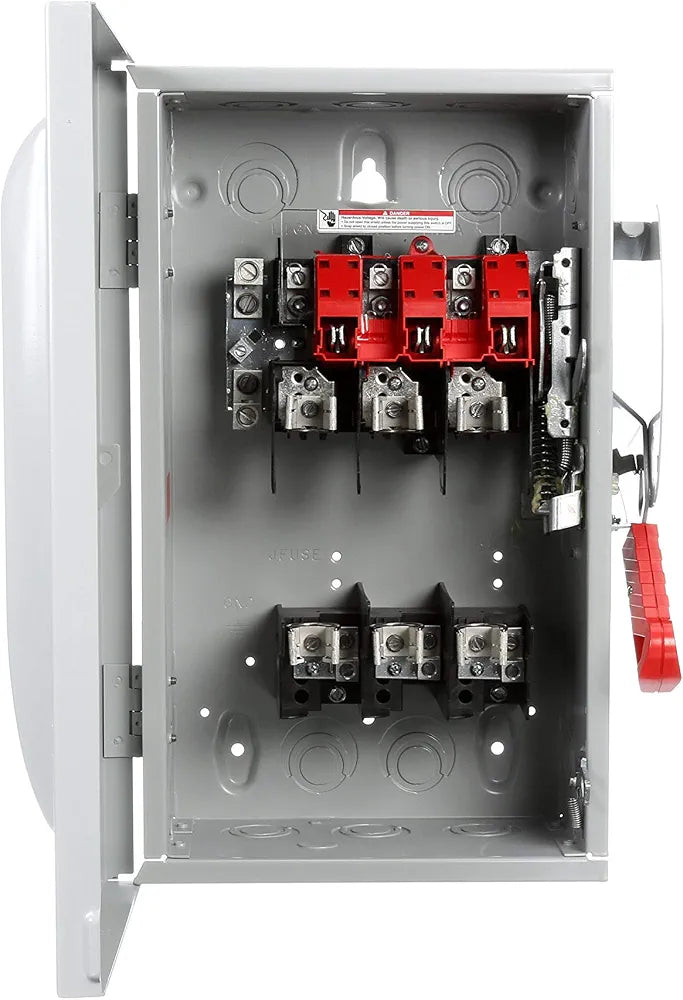 Siemens HF362N 60-Amp 3 Pole 600-volt 4 Wire Fused Heavy Duty Safety Switches