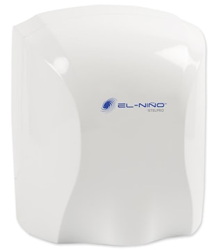 STELPRO ELNV0908AW Hand Dryer Automatic Start 1300 W 208 V, 6.5 A, Chrome Plated