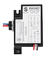 STELPRO RM240T Electromechanical Relay with Transformer Low Voltage 208/240 V,