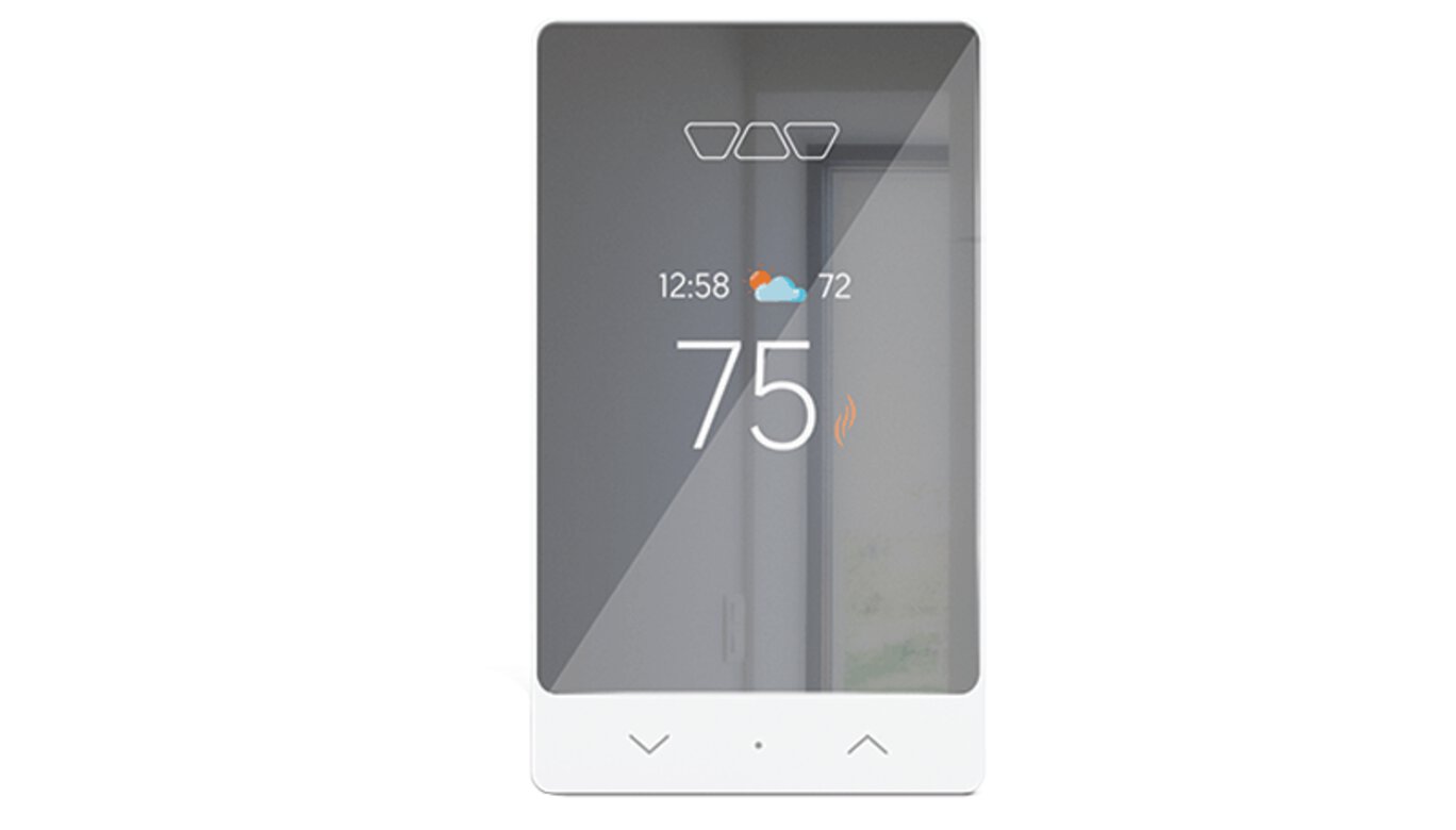 Schluter DITRA-HEAT-E-RS1 smart thermostat with mirror finish