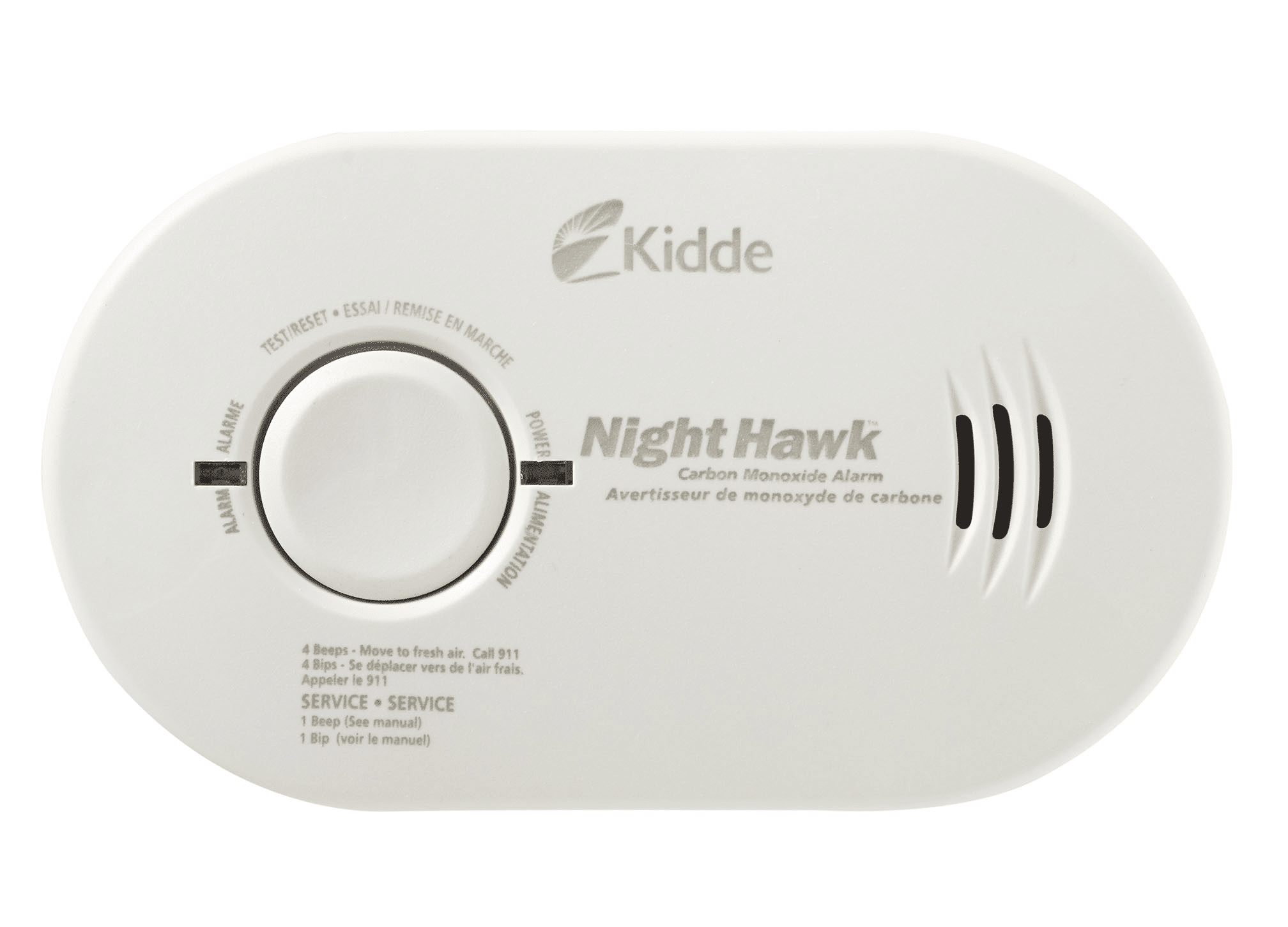 Kidde Nighthawk 900-0233 Battery-Operated Carbon Monoxide Alarm