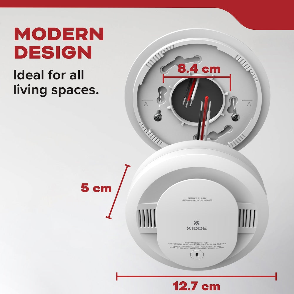 Kidde 20SAR-CA Hardwired Smoke Alarm with 2 AA Backup Batteries