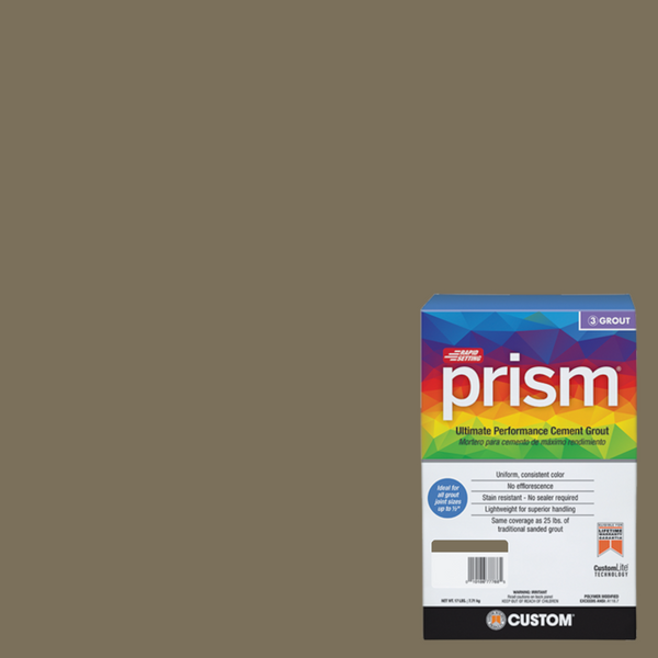 Prism Ultimate Performance Grout - #541 Walnut - Box of 17 lb