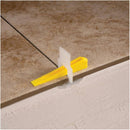 Lash Tile Leveling System Curved Clips (Part A) - White, 100 Pack