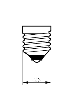 Metal Halide Lamp ED17 70W 3000K Clear