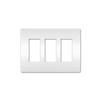 LEGRAND RWP263W The Radiant® Wallplate 3 Gangs White 4.94 in Lx 6.77 in W
