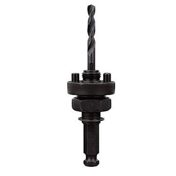 MILWAUKEE 49-56-9100 MILWAUKEE Hole Saw Arbor Hardened Carbon Steel, Alloy Steel