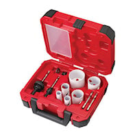 MILWAUKEE 49-22-4095 MILWAUKEE Hole Saw Kit 10 Pieces Bi-Metal