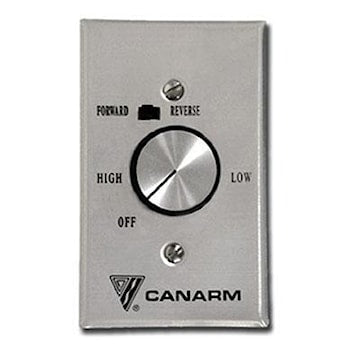 CANARM FRMC5 Fan Controller 3 Level, Variable Position Knob 5 A, Gray