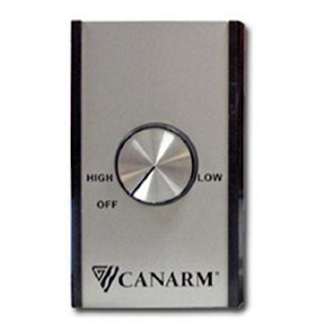 CANARM MC10 Ceiling Fan Speed Control Industrial, Manual, Variable Position Knob 10 A, Grey
