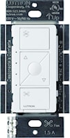 LUTRON PD-FSQN-WH Caseta® Quite Fan Speed Control Wireless, Multi-Location, Single Pole White