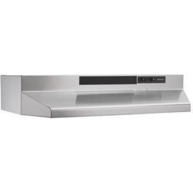 VENMAR BU230SS Range Hood 160 ft³/min 30 in W x 17-1/2 in D x 6 in H Stainless Steel