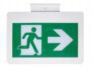 ABB CM-PS-SP-L RUNNING MAN Pictogram Exit Sign Thermoplastic 1 or 2 Faces Ceiling/End/Wall White Self-Powered