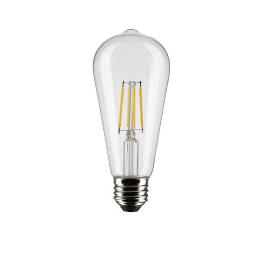 Satco S21362 - 5 W - ST19 LED- Clear - Medium Base - 4000K - 425 Lumens - 300 Deg. Beam Spread - 120 V - Dimmable