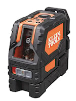 KLEIN TOOLS 93LCLS Laser Level with Plumb Spot Self-Leveling, Cross-Line +/-3/32 in Per 33 ft +/-