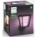 Philips Hue 1743930V7- White & Color Ambiance Econic Wall Up Lantern - Outdoor Fixture - Black Finish - 100-240Vac - 4 Packs