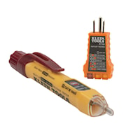 KLEIN TOOLS NCVT2PKIT Dual Range Non-ContactTester w/ Receptacle