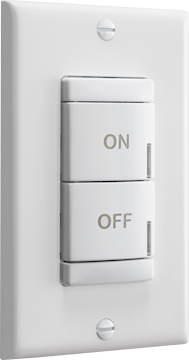ACUITY 204V9V nLight Wallpod Dimming Control, Presence Detector White