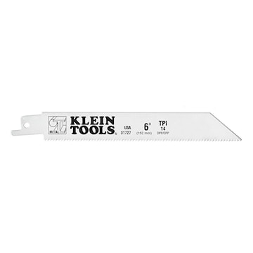 KLEIN TOOLS 31727 Reciprocating Saw Blade 6 in 14 TPI