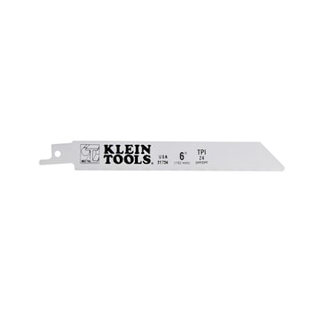 KLEIN TOOLS 31734 Reciprocating Saw Blade 6 in 24 TPI
