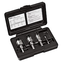 KLEIN TOOLS 31872 Hole Cutter Set 7/8, 1-1/8, 1-3/8 in Carbide