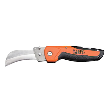 KLEIN TOOLS 44218 Utility Knife with Replaceable Blade 2-1/2 in L Blade 440A Stainless Steel Sheepfoot