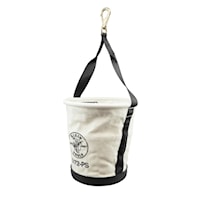 KLEIN TOOLS 5172PS Tapered-Wall Bucket with Shoulder Strap Heavy Duty, 15-Compartment