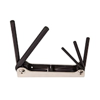 KLEIN TOOLS 70579 Grip-It® Hex Key Set 5 Pieces 5-3/8 in Handle, 2.688 - 3.813 in Key