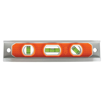 KLEIN TOOLS 935R Torpedo Level Top Read, Rare Earth Magnetic 0.001 in +/- 3 Vials