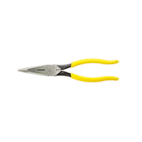 KLEIN TOOLS D203-8 Long Nose Plier with Side Cutter Straight 2.313 in L x 1 in W x 1/2 in T Jaw