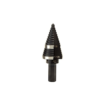 KLEIN TOOLS KTSB11 Step Drill Bit 7/8 in 1-1/8 in