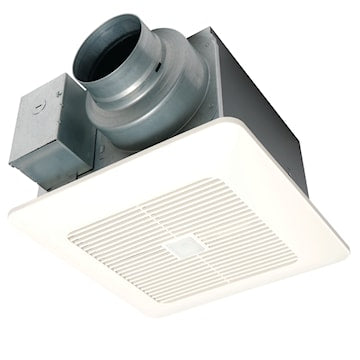 PANASONIC FV0511VQC1 WhisperSense® DC™ Vent Fan with humidity & motion sensor 0.07 - 0.18 A, 120 V