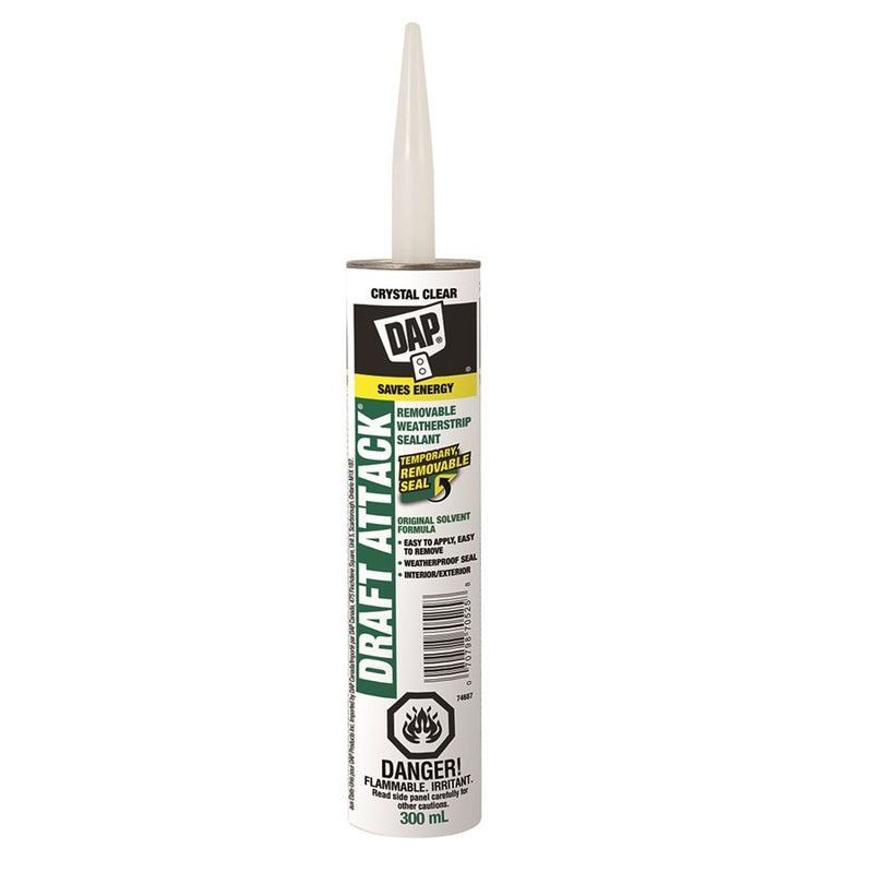 DAP Draft Attack Removable Weatherstrip Sealant 300ml