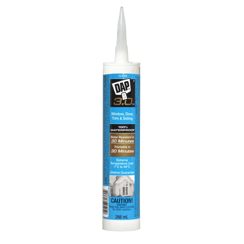 DAP 3.0 Window & Door Hybrid Sealant 266ml Clear