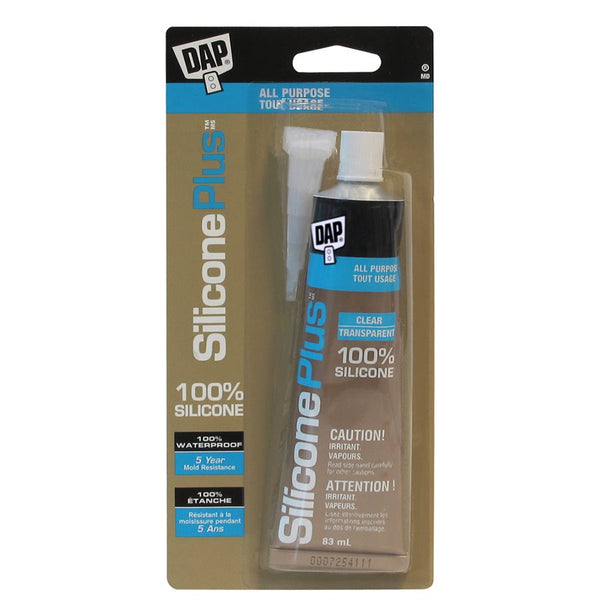 DAP Silicone Plus Window & Door Sealant 83ml Clear